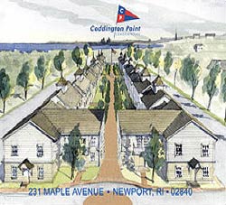 The pre-construction Newport condos at Coddington Point RI are in the Middletown District.