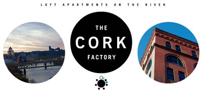 The new Pittsburgh rental apartments at the Cork Factory Lofts are everything you want in a condo for rent here.